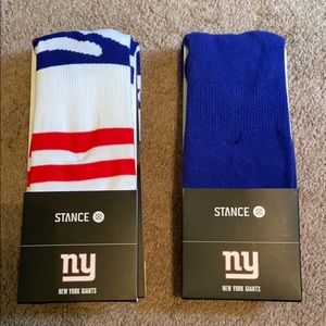 STANCE & NFL New York Giants socks (brand new)